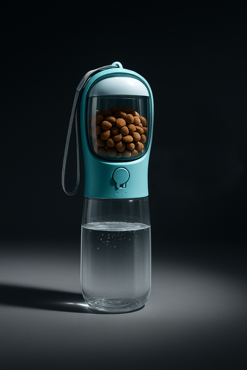 Portable Pet Travel Bottle Water & Food - 2 In 1