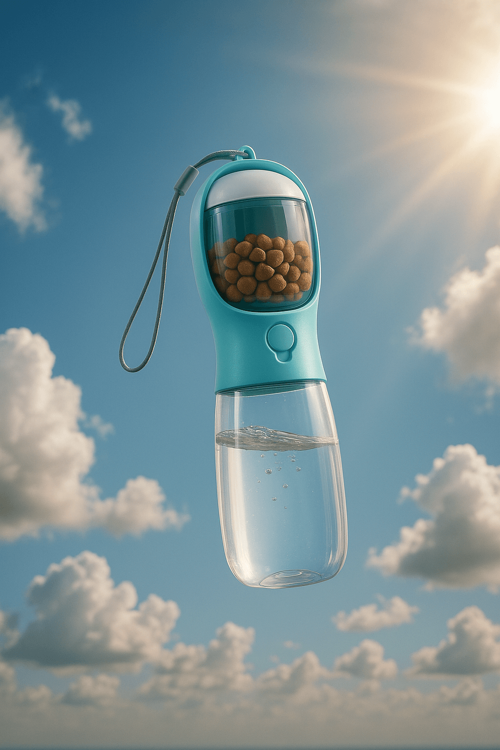 TailsCheer™ Portable Pet Travel Bottle Water & Food