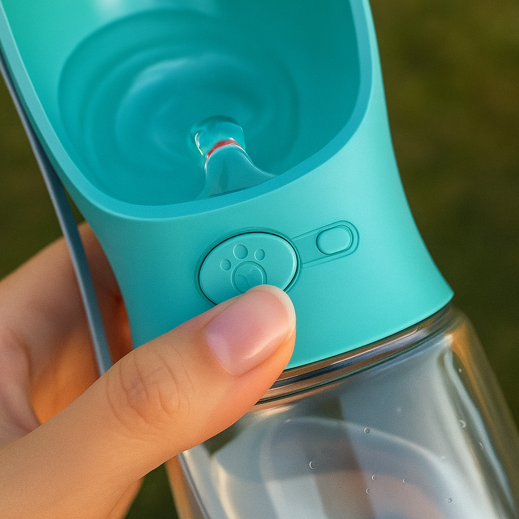 TailsCheer™ Portable Pet Travel Bottle Water & Food